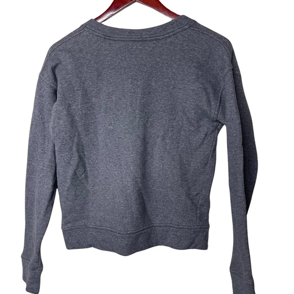 MOTHER Gray Lace-Up Sweatshirt - Picture 3 of 8